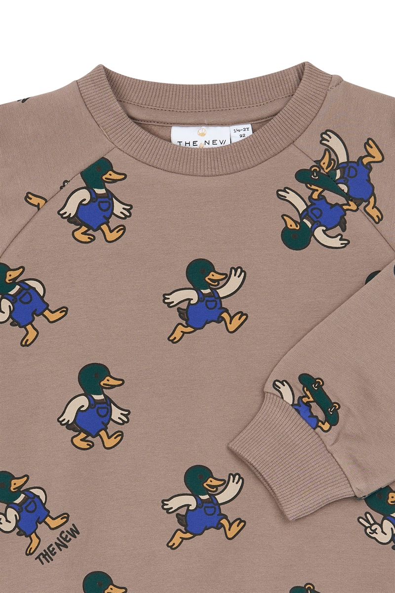 The New Siblings Sweatshirt Tvhil - Taupe Gray